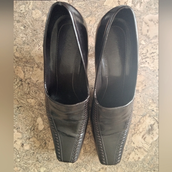 Franco Sarto Brown Bootie Shoes 8 - Picture 4 of 9